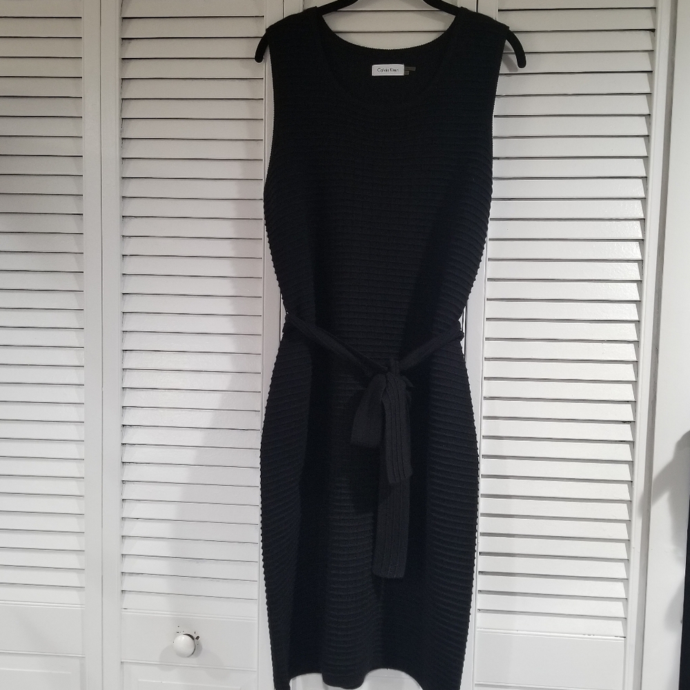 🎉HP🎉Calvin Klein sleeveless wool blend dress - Picture 2 of 9